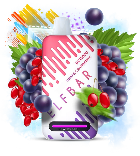ELFBAR BC 15000 GRAPE CRANBERRY 5%