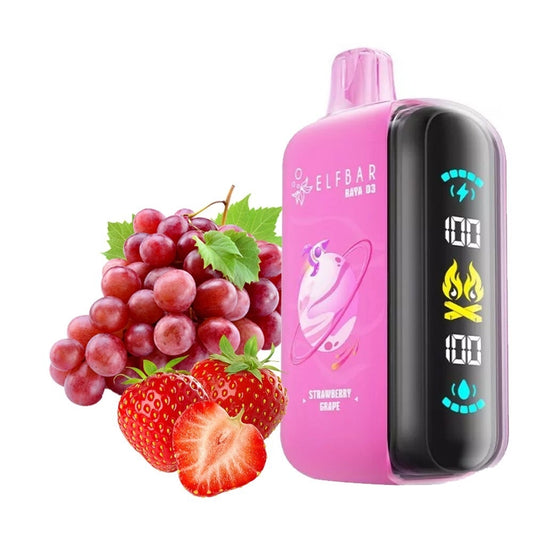 ELFBAR RAYA D3 25000 STRAWBERRY GRAPE 5%