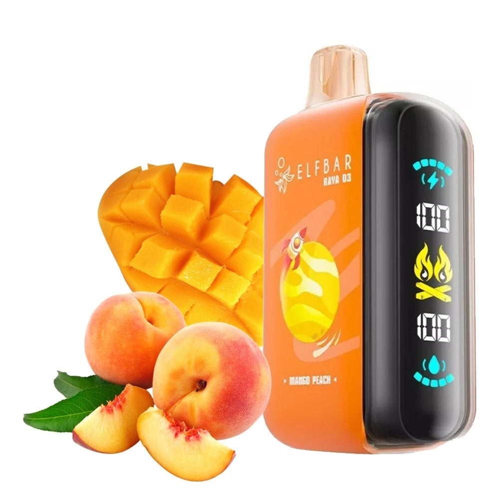 ELFBAR RAYA D3 25000 MANGO PEACH 5%