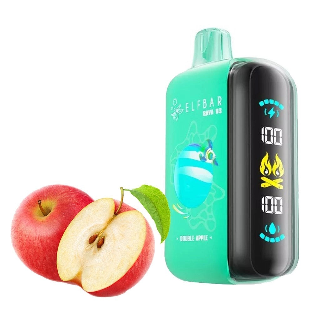 ELFBAR RAYA D3 25000 DOUBLE APPLE 5%