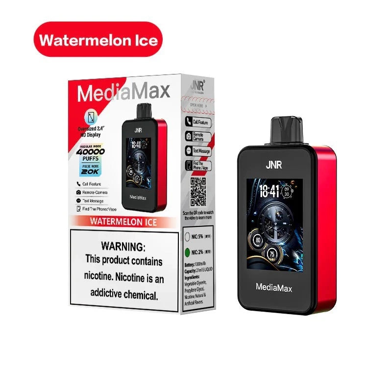 JNR MEDIAMAX 40000 WATERMELON ICE 2%