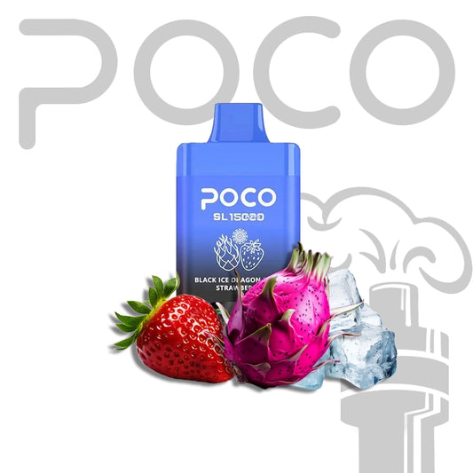 POCO SL 15000 BLACK ICE DRAGON FRUIT STRAWBERRY 5%