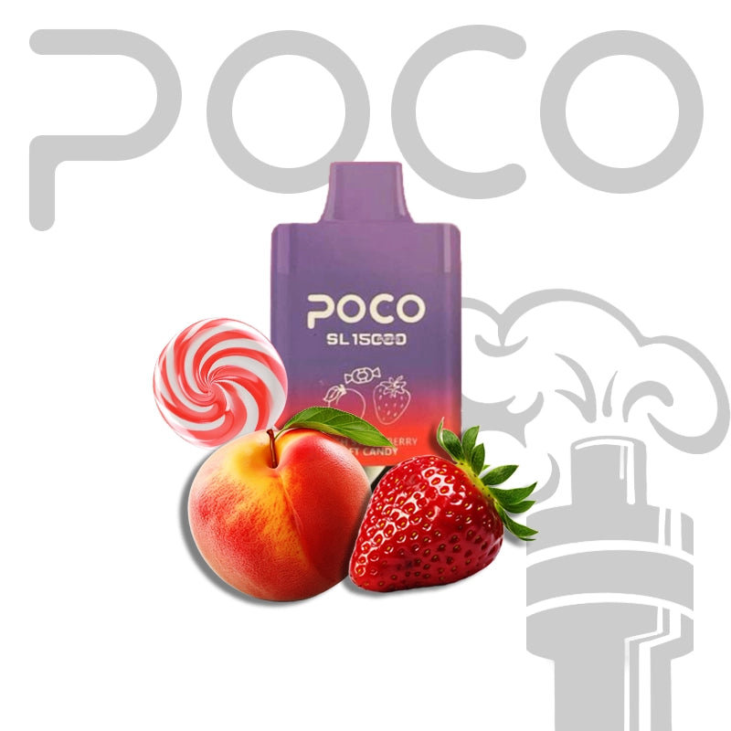 POCO SL 15000 PEACH STRAWBERRY SOFT CANDY 5%