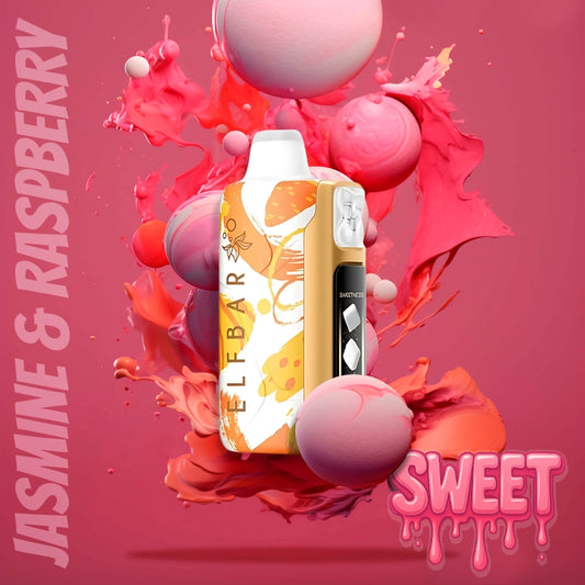 ELFBAR SWEET KING 30000 JASMINE RASPBERRY 5%