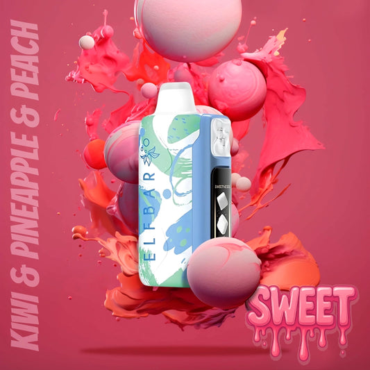 ELFBAR SWEET KING 30000 KIWI PINEAPPLE PEACH 5%