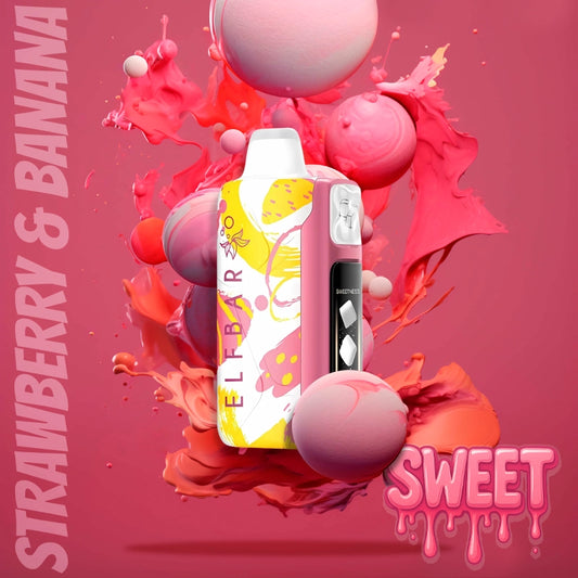 ELFBAR SWEET KING 30000 STRAWBERRY BANANA 5%