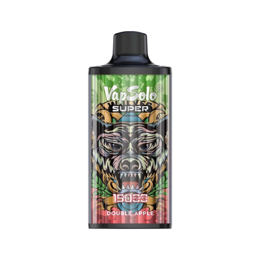 VAPSOLO SUPER 15000 DOUBLE APPLE 5%