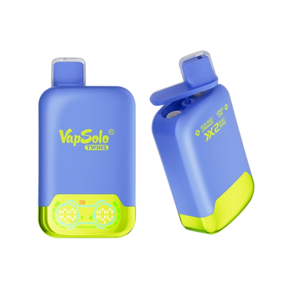 VAPSOLO TWINS 20000 BLUE RAZZ LEMONADE & LEMON LIME 5%
