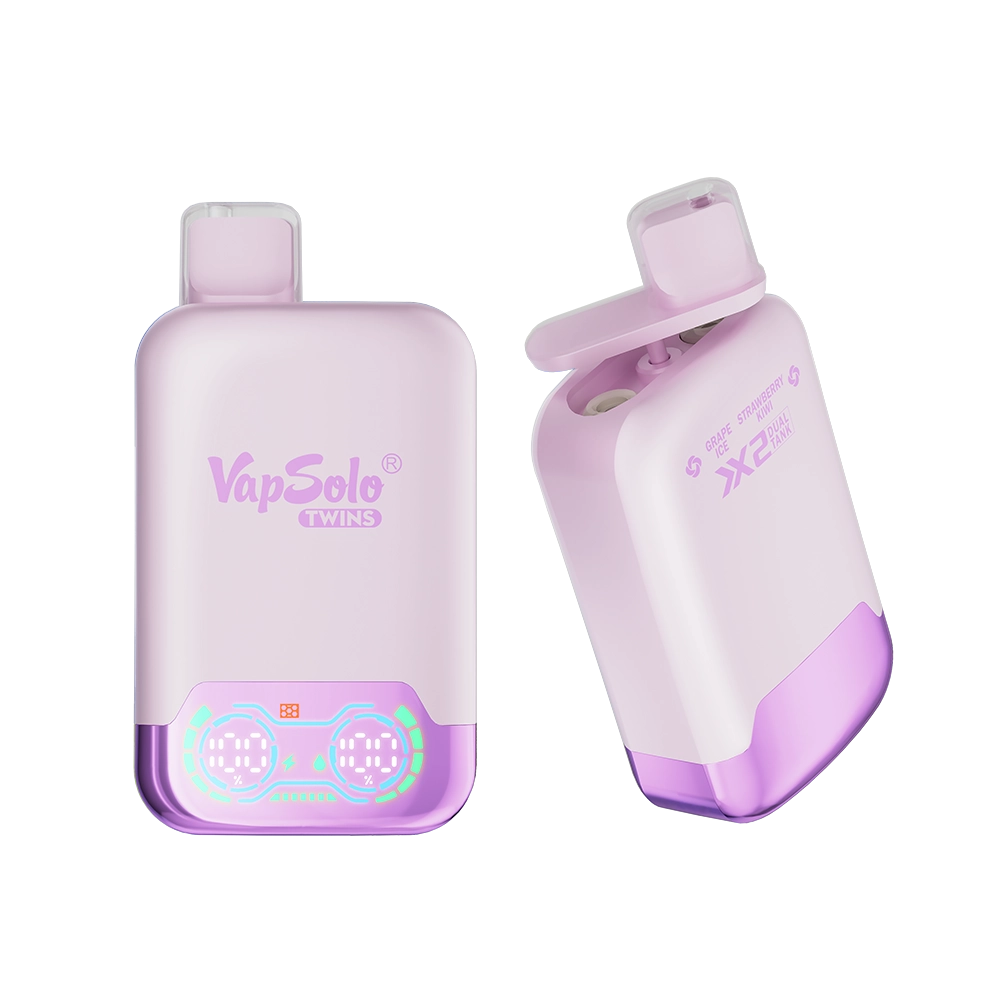 VAPSOLO TWINS 20000 GRAPE ICE & STRAWBERRY KIWI 5%