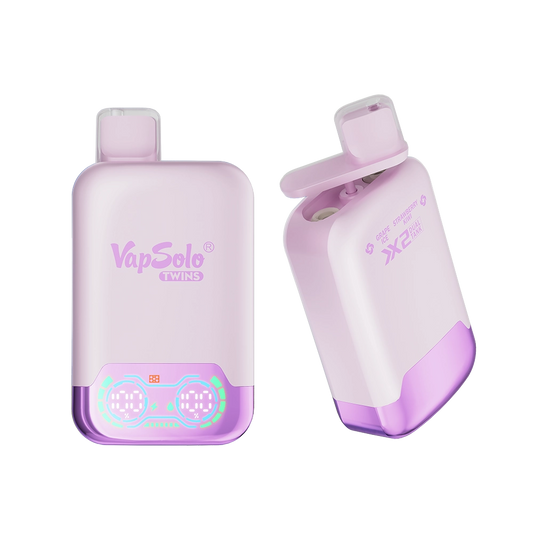 VAPSOLO TWINS 20000 GRAPE ICE & STRAWBERRY KIWI 5%