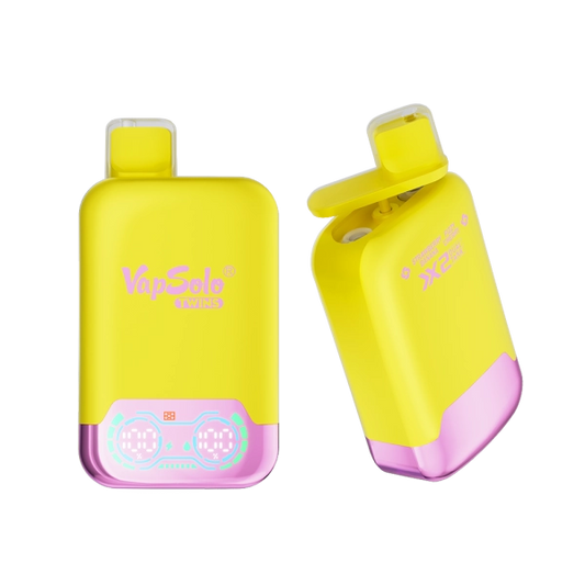 VAPSOLO TWINS 20000 STRAWBERRY BANANA & FIZZY CHERRY 5%