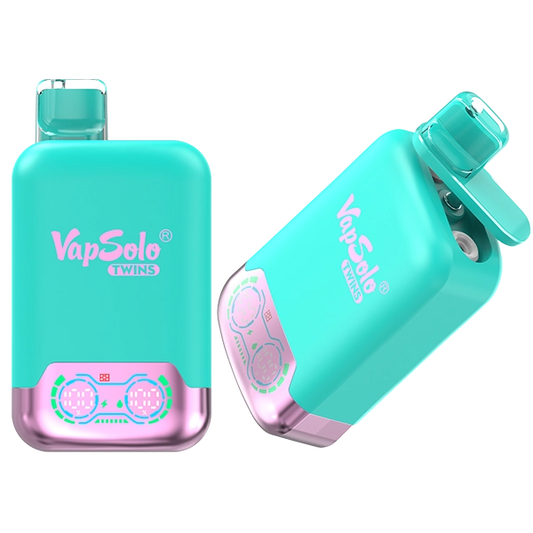 VAPSOLO TWINS 20000 TRIPLE MELON & RASPBERRY WATERMELON 5%