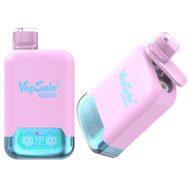 VAPSOLO TWINS 20000 BLACK ICE DRAGON FRUIT STRAWBERRY & RASPBERRY WATERMELON 5%