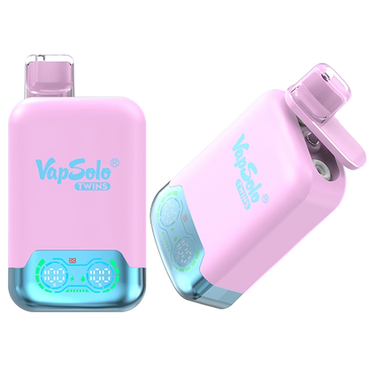 VAPSOLO TWINS 20000 BLACK ICE DRAGON FRUIT STRAWBERRY & RASPBERRY WATERMELON 5%