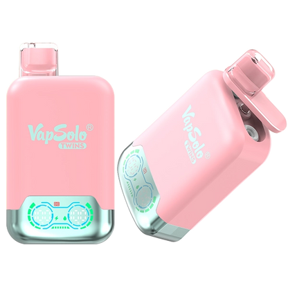 VAPSOLO TWINS 20000 STRAWBERRY ICE & MANGO PEACH WATERMELON 5%