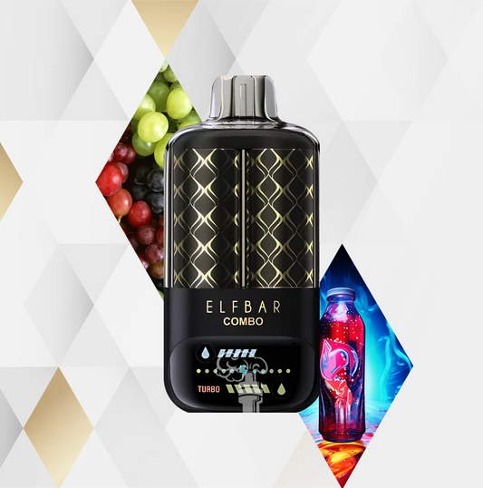 ELFBAR COMBO 25000 GRAPE & MARY POWER 5%