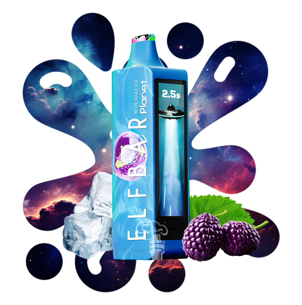 ELFBAR PLANET 25000 BLUE RAZZ ICE 5%