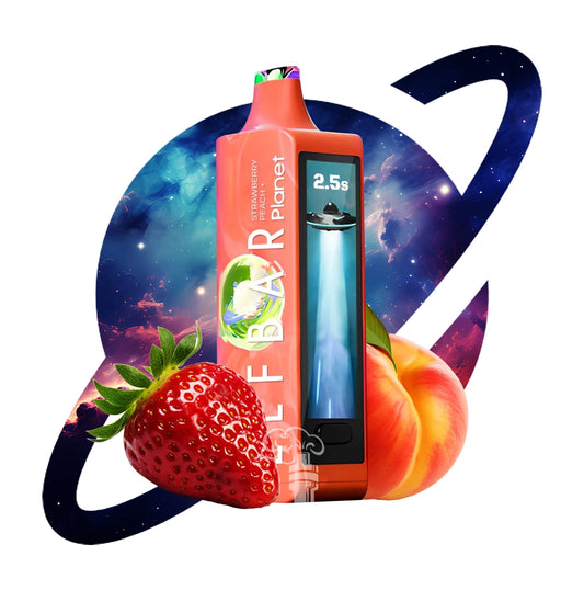 ELFBAR PLANET 25000 STRAWBERRY PEACH PLUS 5%