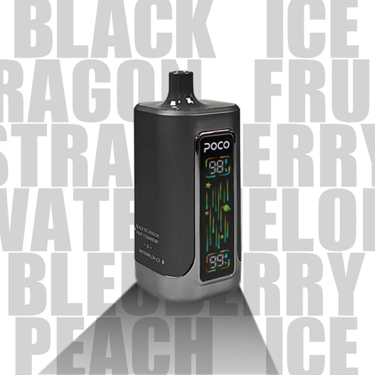 POCO FR 80K BLACK ICE DRAGON FRUIT STRAWBERRY & WATERMELON ICE & BLUEBERRY ICE & PEACH ICE 5%