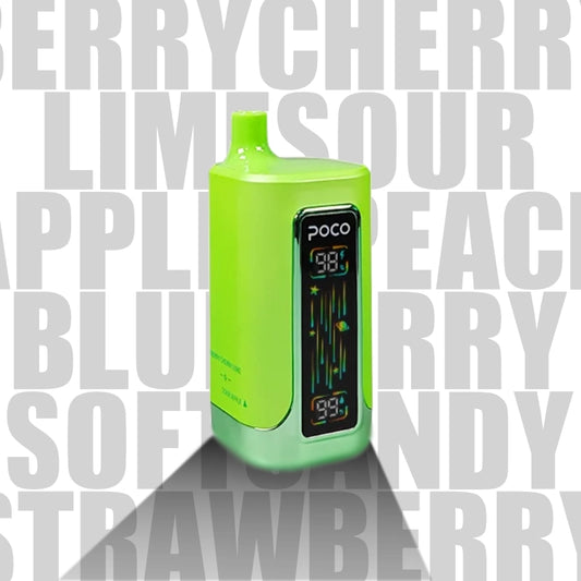 POCO FR 80K BERRY CHERRY LIME & SOUR APPLE & PEACH BLUEBERRY SOFT CANDY & STRAWBERRY COLA 5%