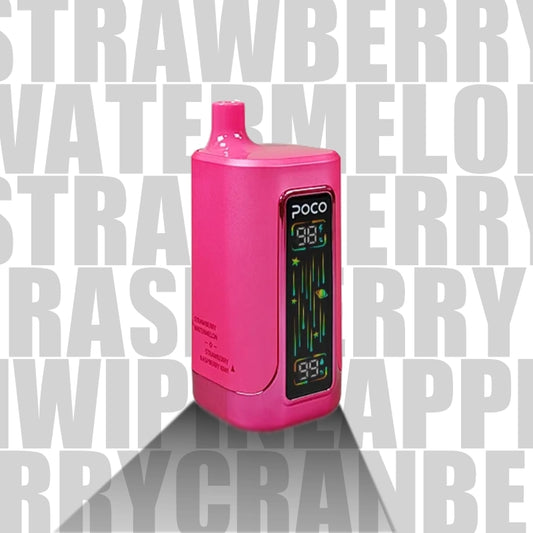 POCO FR 80K STRAWBERRY WATERMELON & STRAWBERRY RASPBERRY KIWI & PINEAPPLE APPLE & CHERRY CRANBERRY 5%