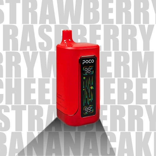 POCO FR 80K STRAWBERRY RASPBERRY CHERRY & WATERMELON LYCHEE & BLUEBERRY STRAWBERRY & BANANA CAKE 5%