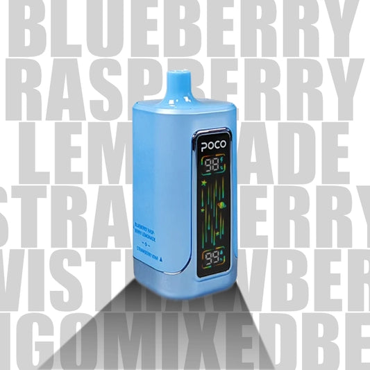 POCO FR 80K BLUEBERRY RASPBERRY LEMONADE & STRAWBERRY KIWI & STRAWBERRY MANGO & MIXED BERRY 5%