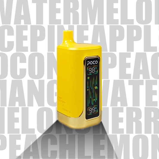 POCO FR 80K WATERMELON ICE & PINEAPPLE COCONUT & PEACH MANGO WATERMELON & CHERRY PEACH LEMON 5%