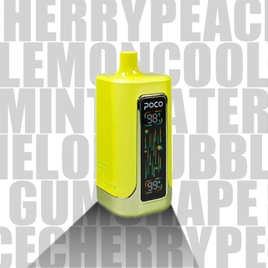 POCO FR 80K CHERRY PEACH LEMON & COOL MINT & WATERMELON BUBBLE GUM & GRAPE ICE 5%