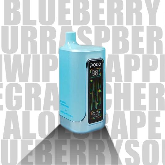 POCO FR 80K BLUEBERRY SOUR RASPBERRY & KIWI PINEAPPLE ICE & GRAPE CHERRY & ALOE GRAPE 5%