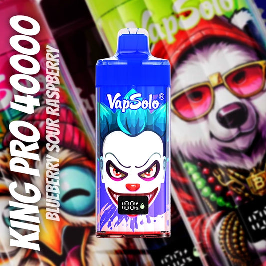 VAPSOLO KING PRO 40000 BLUEBERRY SOUR RASPBERRY 5%