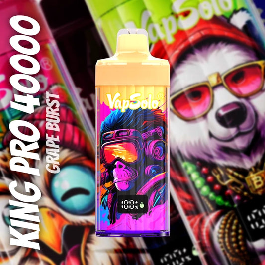 VAPSOLO KING PRO 40000 GRAPE BURST 5%