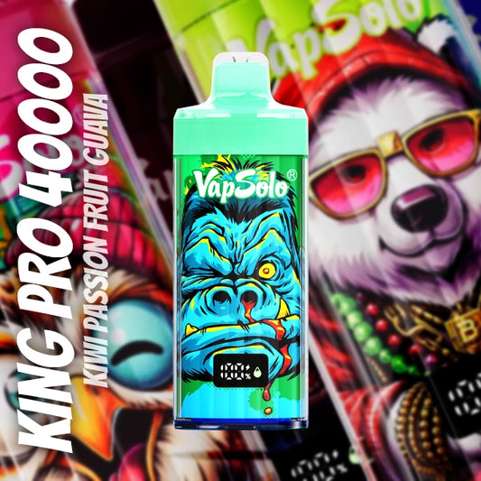 VAPSOLO KING PRO 40000 KIWI PASSION FRUIT GUAVA 5%
