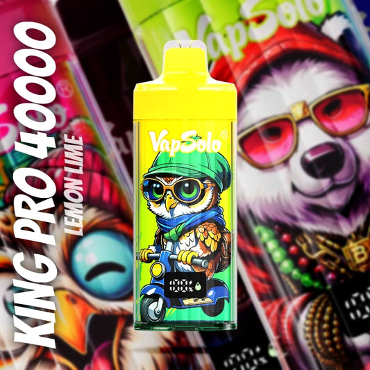 VAPSOLO KING PRO 40000 LEMON LIME 5%