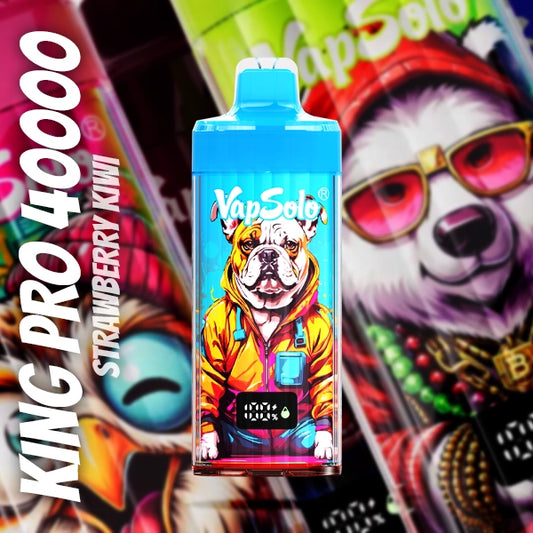 VAPSOLO KING PRO 40000 STRAWBERRY KIWI 5%