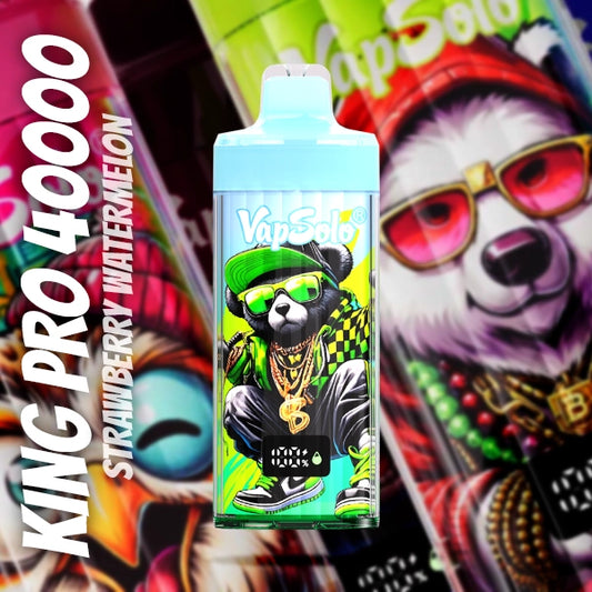 VAPSOLO KING PRO 40000 STRAWBERRY WATERMELON 5%